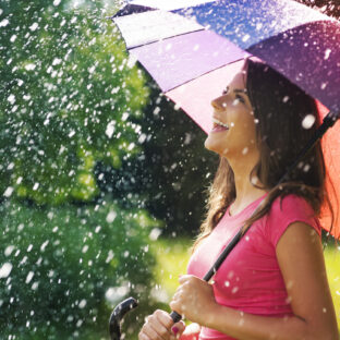 【雨にも負けないファンデ】ミネラルファンデーション